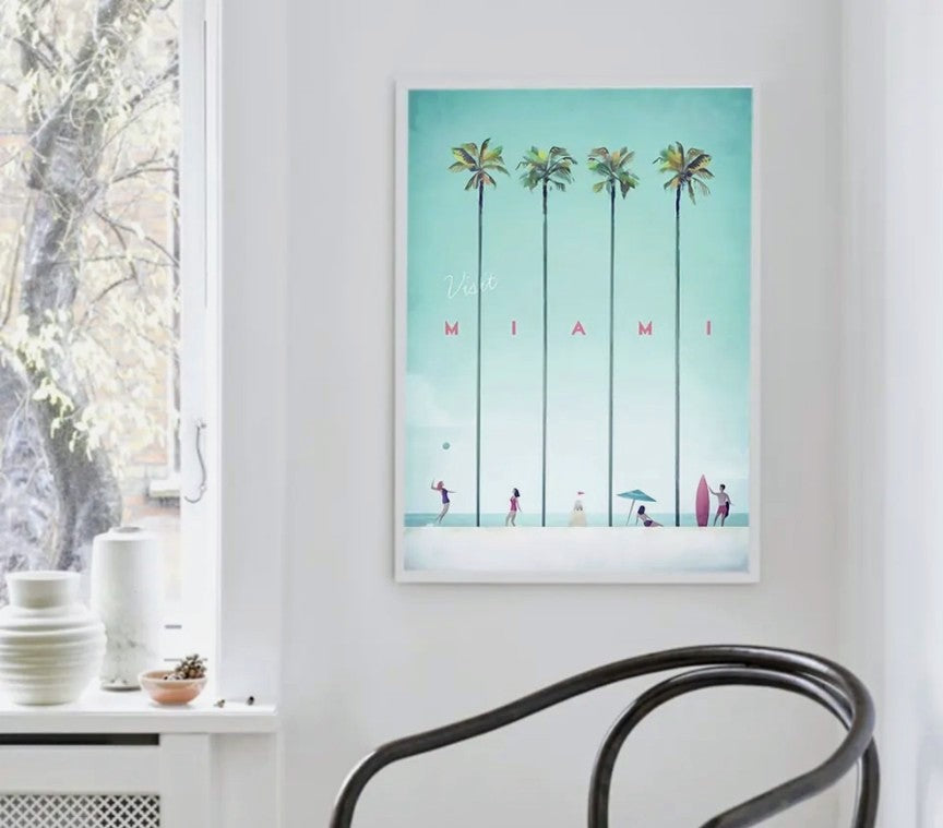 Affiche Miami 50x70cm