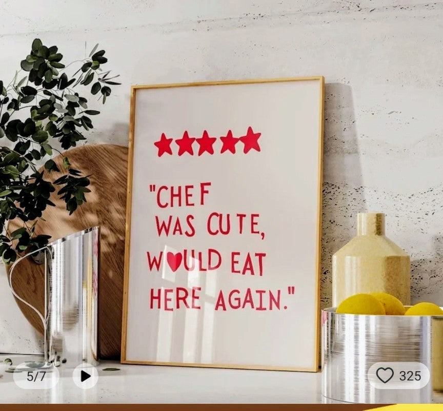 affiche cuisine