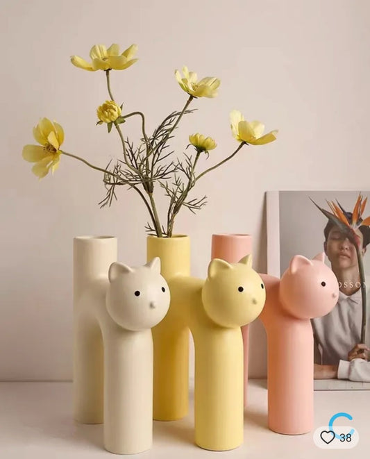 Vases en Forme de Chat : Une Touche Féline à votre Déco